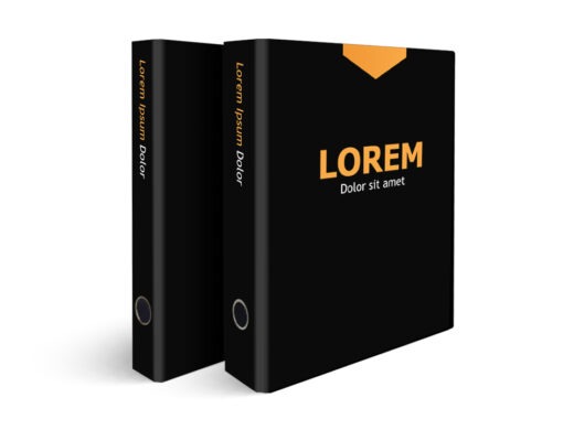 Ringbind med firmalogo